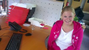 Carlijn Huijbregts, stagiaire bij Triade Party Rent Carlijntje - Carlijn Huijbregts - stagiaire - marketing & communicatie stagiaire