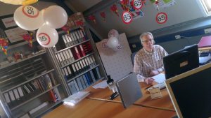 Ad Vermeulen - 65 jaar - jubileum - Triade Party Rent - ballonnen