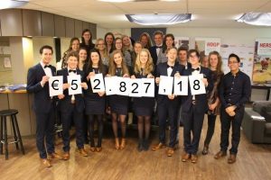 de opbrengst van Happietaria Utrecht 2016 was ruim euro 52.000,= happietaria - triade party rent - studenten - popup restaurant - sponsoring - de lichtkring