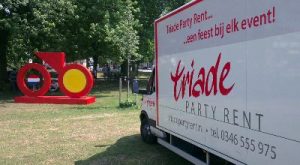 #selfie met het logo van Tour de France Tour de France, Lepelenburg, Triade Party Rent, Utrecht